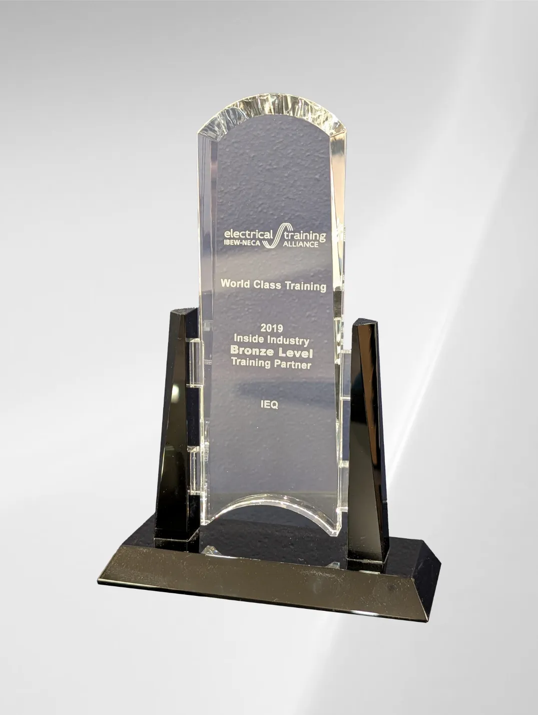 IEQ Technology 2019 etA Bronze Level Training Partner Award