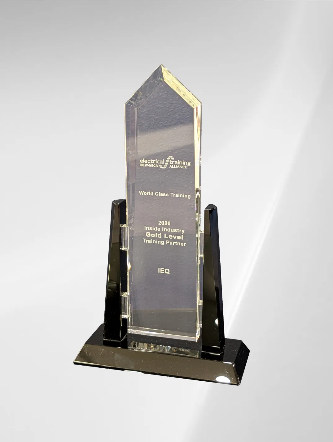 IEQ Technology 2020 etA Gold Level Training Partner Award