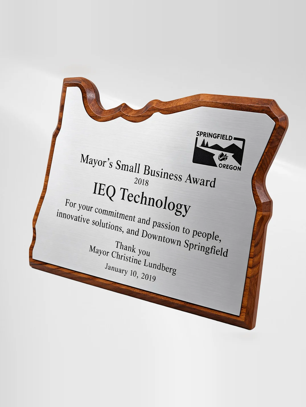 IEQ Technology 2018 Mayor’s Small Business Award